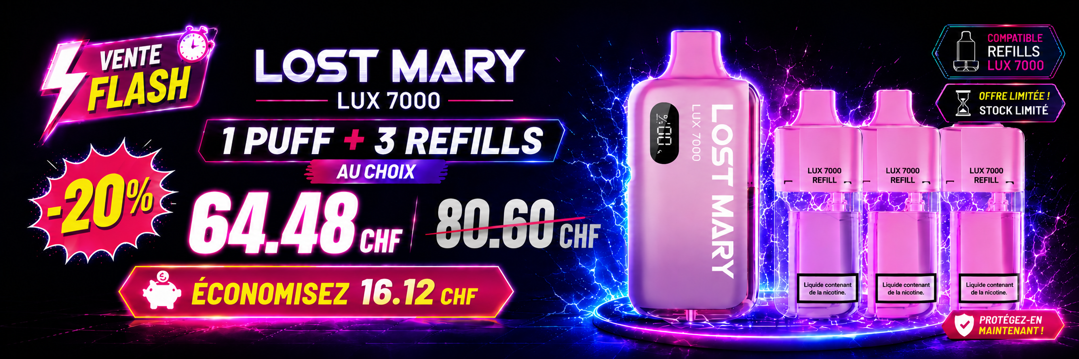 Puffs.ch - Puffs rechargeables premium en Suisse