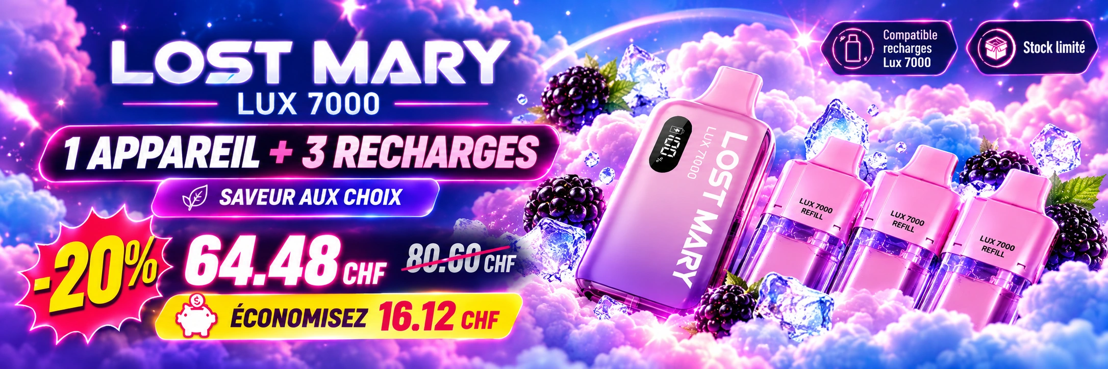 Puffs.ch - Puffs rechargeables premium en Suisse