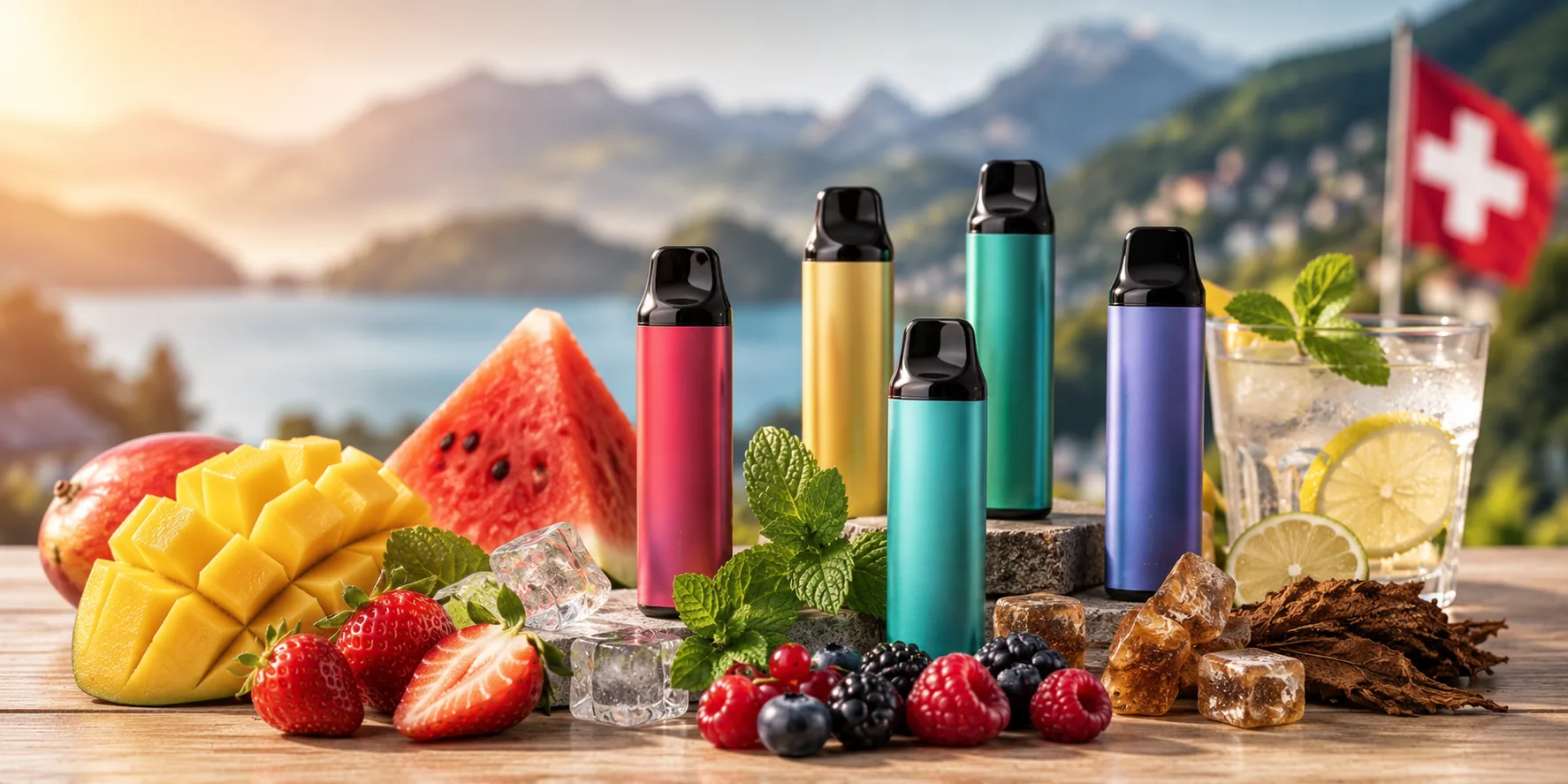 Les saveurs de puffs préférées des Suisses en 2026
