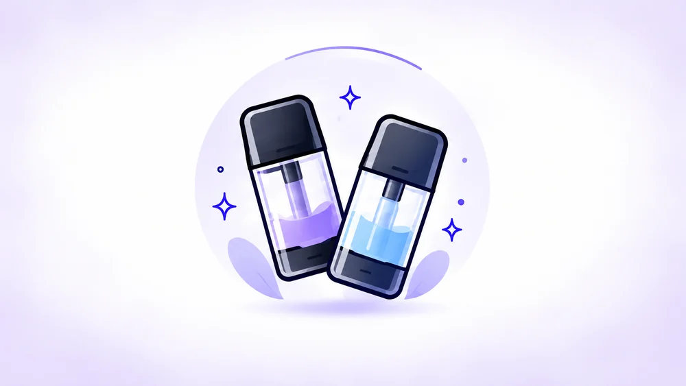 Pods et refills rechargeables